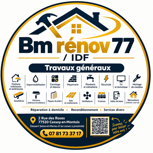 Logo BM Rénov 77 / IDF