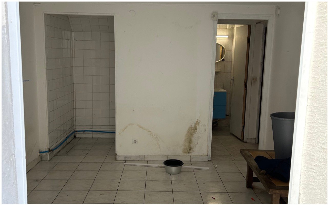 Pièce de vie avant rénovation