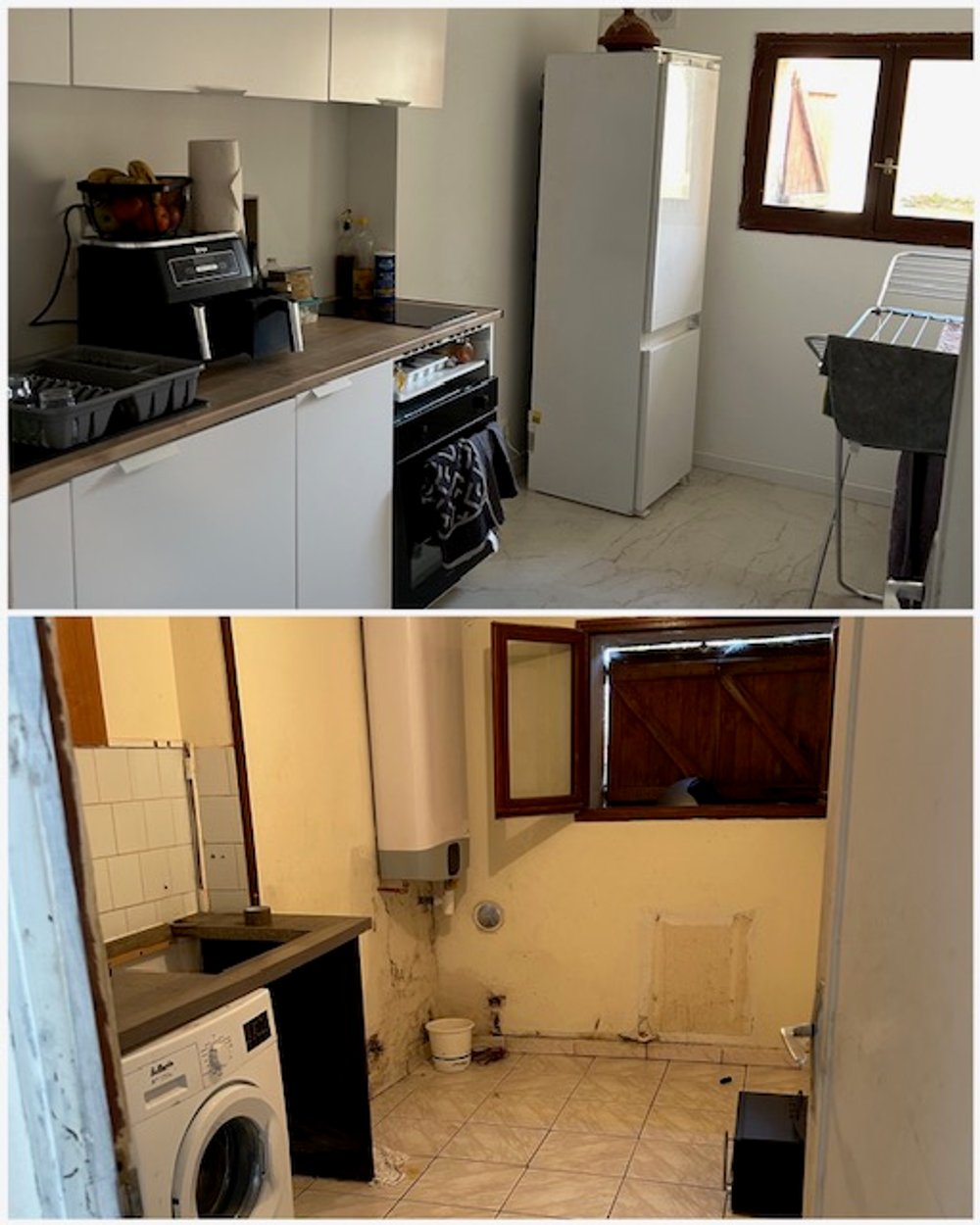 Rénovation cuisine avant après